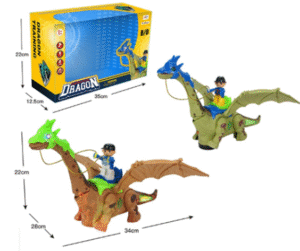 25-M8018-33 Dragon Volador Con Luz, Sonido Y Movimiento