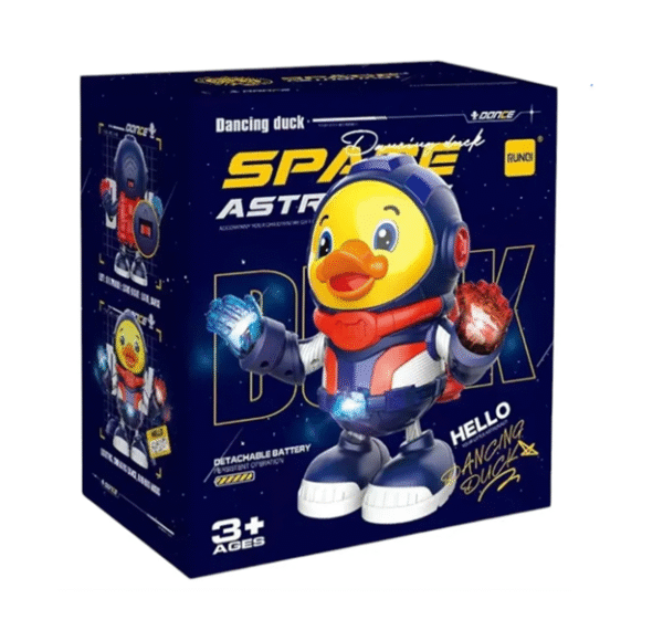 Pato Astronauta Bailarin Luces
