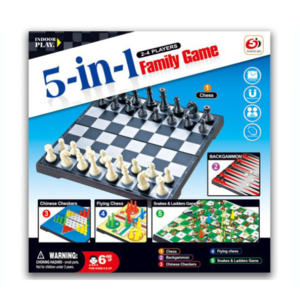 25-M-S4403-2 Juego De Mesa 5 En 1