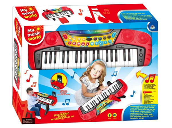 Piano Electrónico Con Banqueta