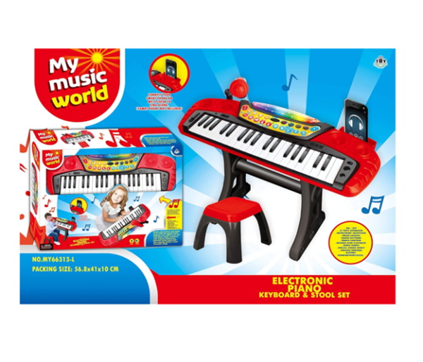 Piano Electrónico Con Banqueta