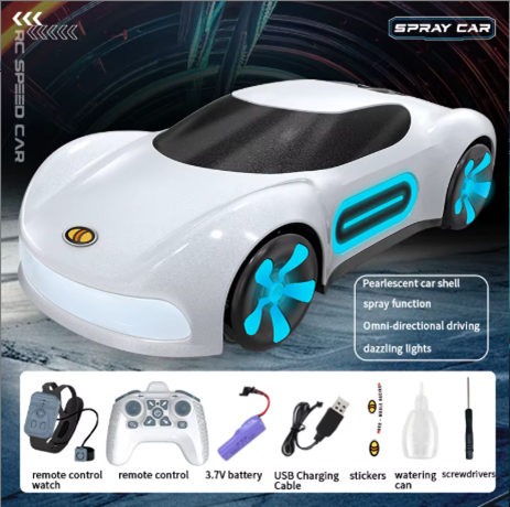 Carro Recargable Sonido, Luz Y Vapor